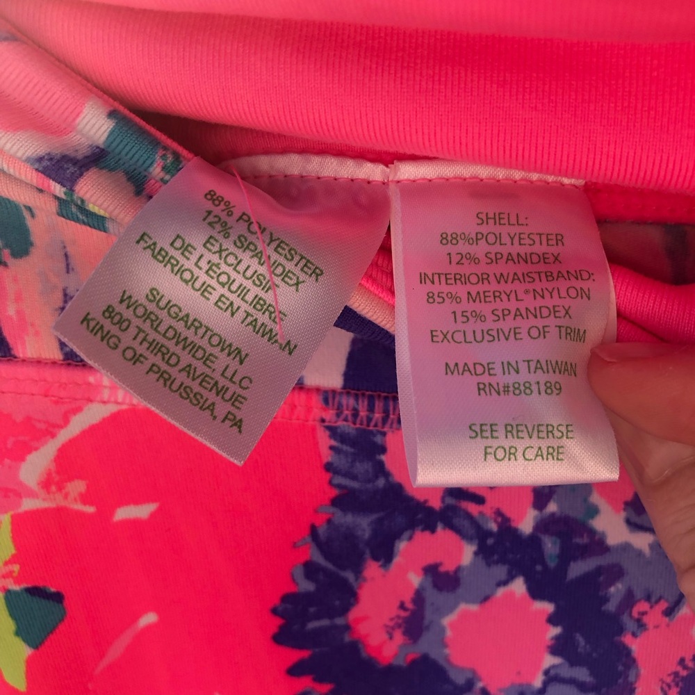 Lilly Pulitzer Vibrant - Bright Pattern Color Leggings —#016 - Picture 7 of 10